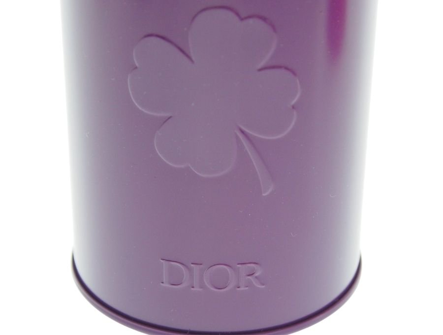 【Used 展示品】クリスチャンディオール Dior ノベルティ キャニスター缶 3個セット 蓋付き容器 キャニスター 茶筒 円筒形 クローバー 星  CD プラチナ会員限定 バースデーギフト 箱付き - ブランドジャックリスト