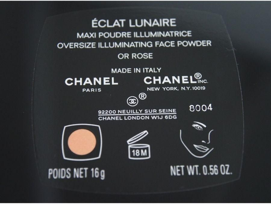 Used 開封品】シャネル CHANEL フェイスパウダー ECLAT LUNAIRE エクラ