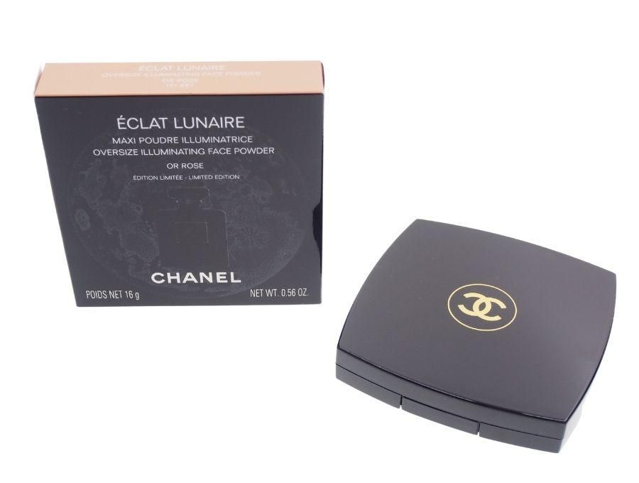 【Used 開封品】シャネル CHANEL フェイスパウダー ECLAT LUNAIRE, エクラ ルネール イルミネイティング パウダー オー  ローズ 2022 ホリデー 鏡付き フランス 16g - ブランドジャックリスト