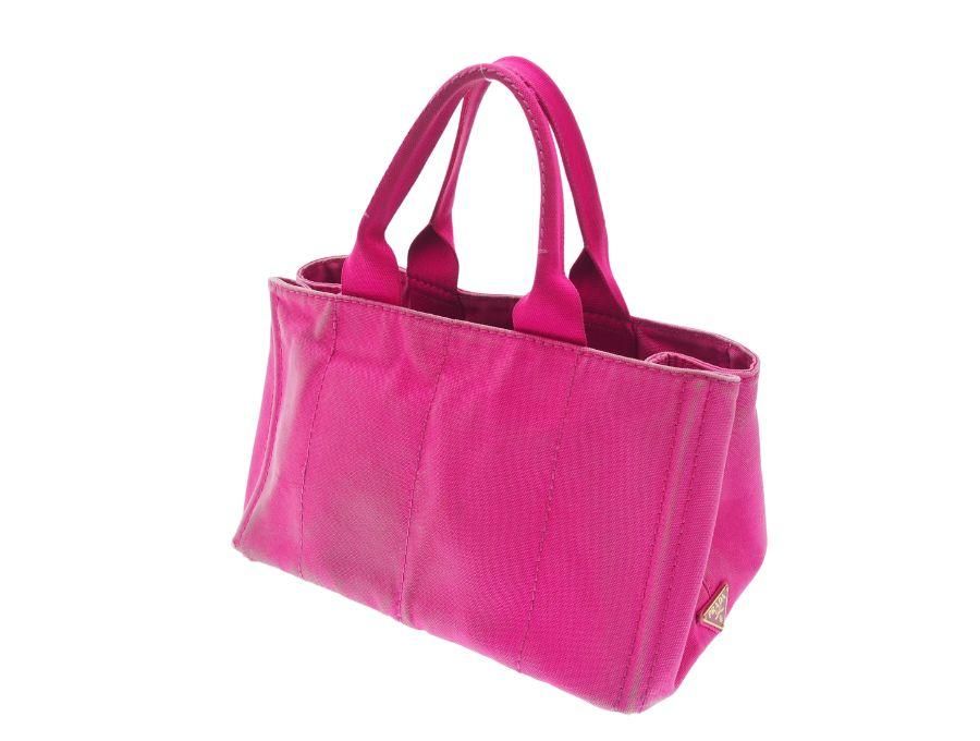 低価格で大人気の PRADA プラダ カナパ M フーシャピンク FUXIA PINK