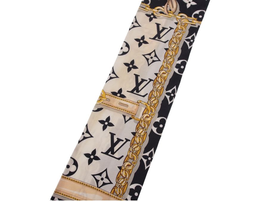 LOUIS VUITTON ルイヴィトン　モノグラム　バンドー　スカーフ　美品約120cm