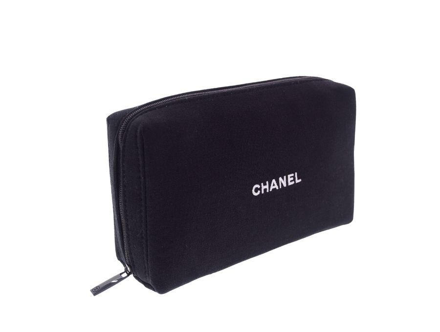 Used 展示品】シャネル CHANEL ノベルティ 化粧ポーチ 横長スクエア