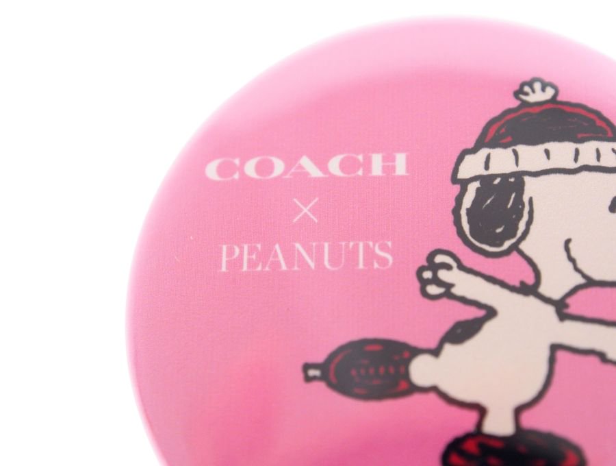 Used 開封品】 コーチ COACH×PEANUTS コラボ SNOOPY スヌーピー 缶