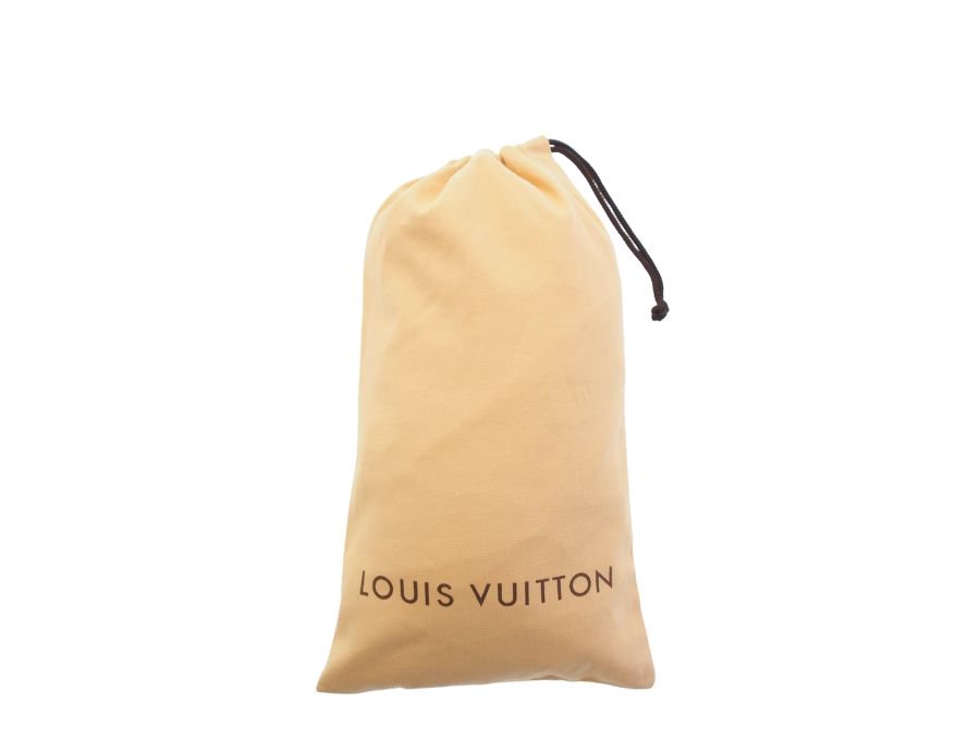 【Used 開封品】 ルイヴィトン LOUIS VUITTON 保存袋 LV専用袋 巾着ポーチ 保管用布袋 コットン100％ ベージュ 茶色紐 縦長  41×23.5cm 413364/O 購入時付属品 - ブランドジャックリスト