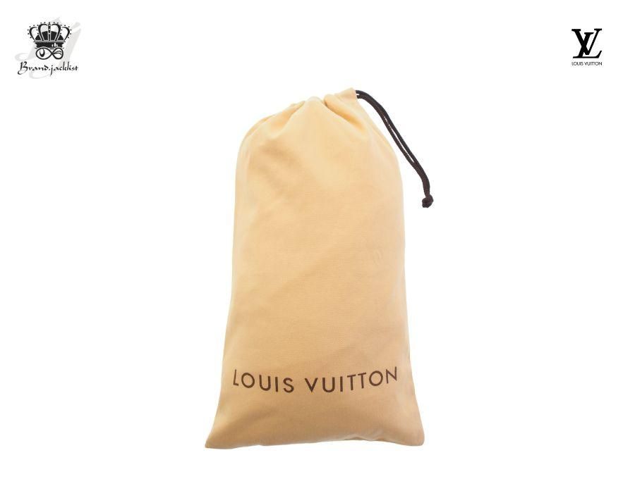 【Used 開封品】 ルイヴィトン LOUIS VUITTON 保存袋 LV専用袋 巾着ポーチ 保管用布袋 コットン100％ ベージュ 茶色紐 縦長  41×23.5cm 413364/O 購入時付属品 - ブランドジャックリスト