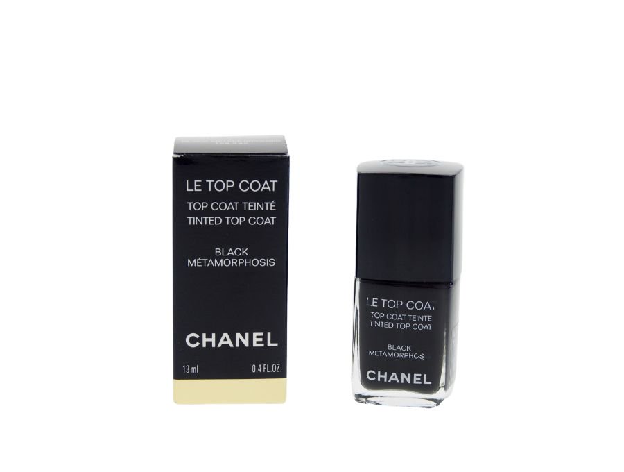 Used 開封品】 シャネル CHANEL ル トップ コート タンテ ヴェルニ LE TOP COAT ブラック メタモーフォシス TINTED  ネイル仕上げ 保護 13ml 元箱有り 生産終了 - ブランドジャックリスト