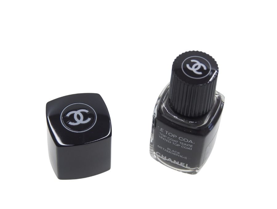 Used 開封品】 シャネル CHANEL ル トップ コート タンテ ヴェルニ LE TOP COAT ブラック メタモーフォシス TINTED  ネイル仕上げ 保護 13ml 元箱有り 生産終了 - ブランドジャックリスト