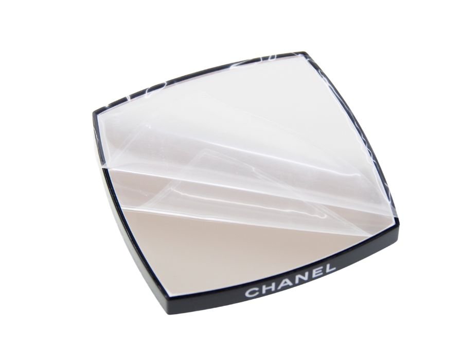 【Used 開封品】 シャネル CHANEL ミラー 鏡 LA COLLECTION ラ コレクション 普通鏡 拡大鏡 両面 コンパクト 二面鏡  ブラックCCロゴ 保存袋 元箱有り BEAUTE - ブランドジャックリスト