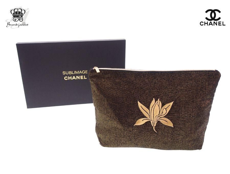 ＊写真の箱もお付けします【希少】CHANEL 新品未使用★刺繍ポーチ