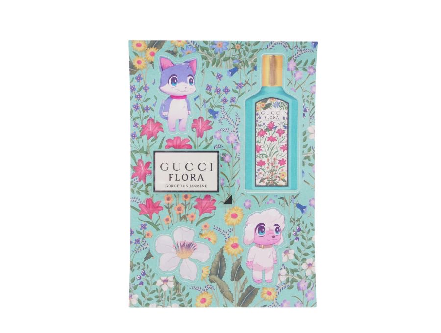 【Used 開封品】グッチ GUCCI FLORA ステッカー シール 4枚 香り