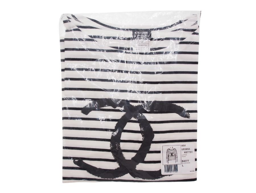 New 新品】 シャネル CHANEL 店舗ユニフォーム 七分袖 Tシャツ 海外