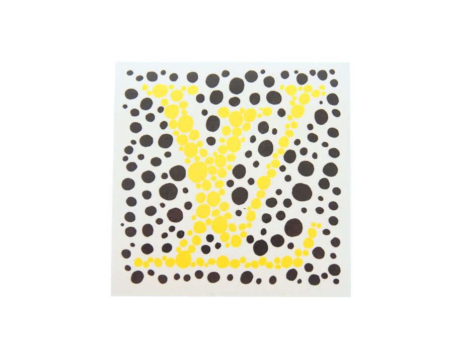 【Used 開封品】ルイヴィトン LOUIS VUITTON ノベルティ シール LVステッカー 2枚組 草間彌生 コラボレーション 水玉模様  ドット柄 ロンドン入手 限定品 国内入手不可 - ブランドジャックリスト