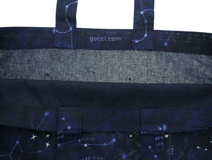 Used 開封品】 グッチ GUCCI ノベルティ トートバッグ 星座 ホリデー 