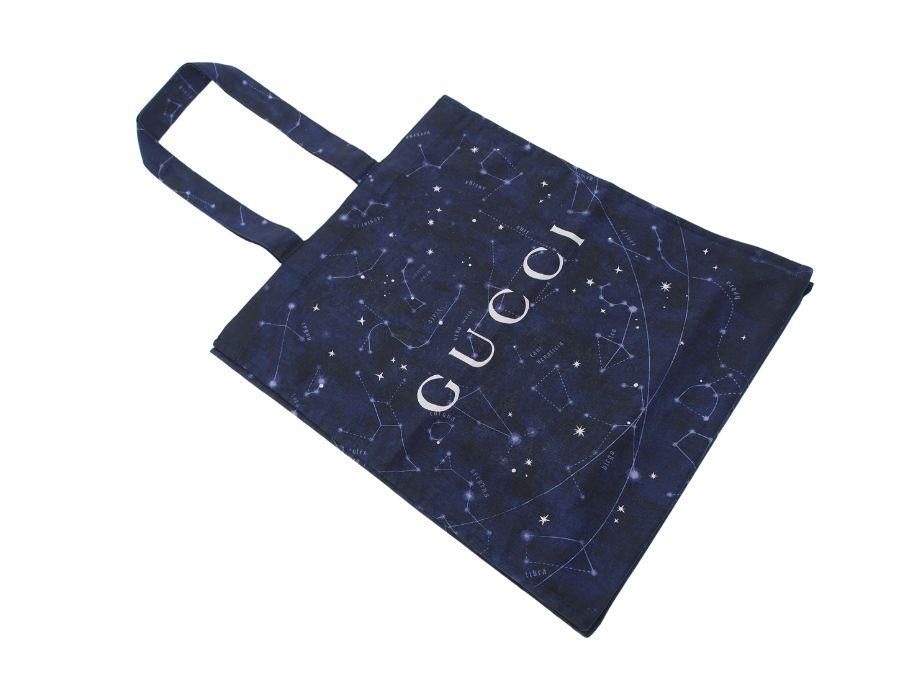 Used 開封品】 グッチ GUCCI ノベルティ トートバッグ 星座 ホリデー 