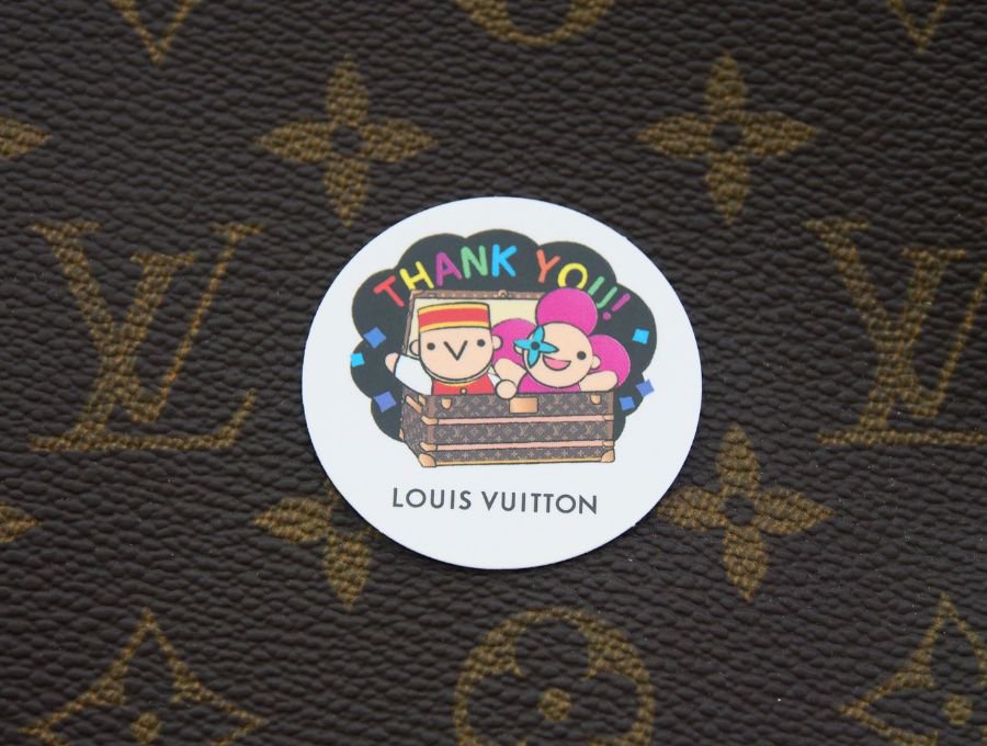 Used 開封品】ルイヴィトン LOUIS VUITTON ノベルティ シール 円形