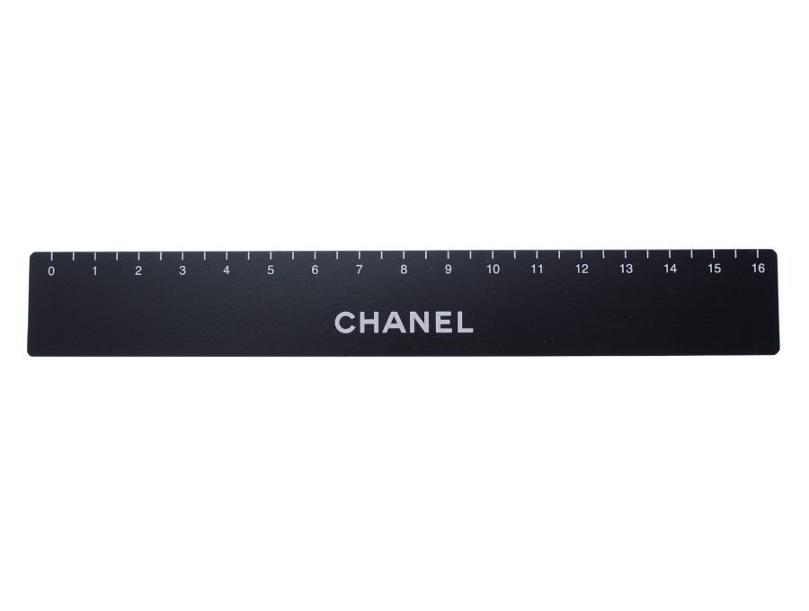 【Used 開封品】シャネル CHANEL ノベルティ ペンケース 筆箱 鉛筆3本 えんぴつ 筆記具 16cm定規 スケール ステーショナリーセット  文具セット ブラック BEAUTE ビューティー - ブランドジャックリスト