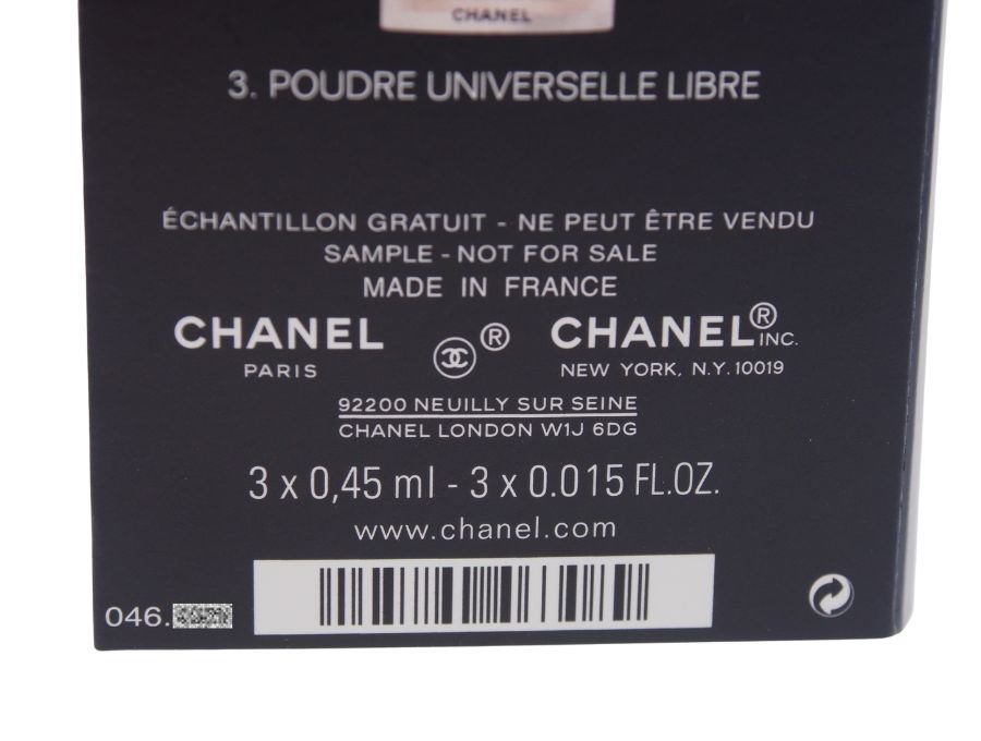 【Used 開封品】 シャネル CHANEL サンプル ULTRA LE TEINT ウルトラ ル タン フリュイド リクィッド ファンデーション  B20 B30 B40 3色セット カラー お試し - ブランドジャックリスト