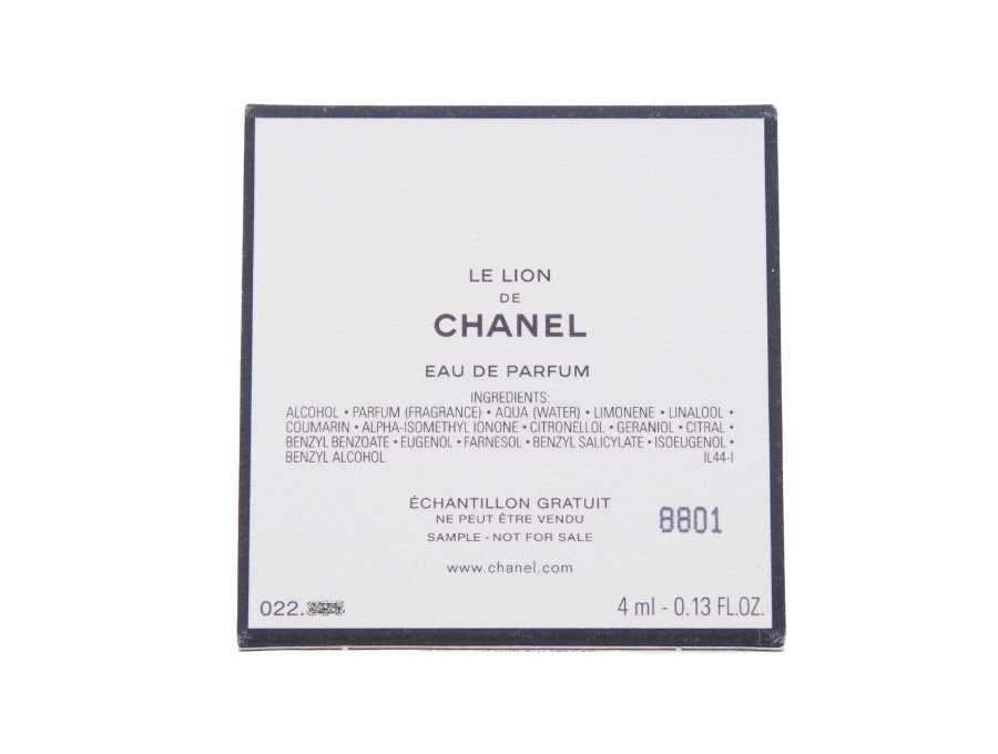 【Used 開封品】 シャネル LE LION DE CHANEL オードゥ パルファム EAU DE PARFUM 香水 ル リオン ドゥ シャネル  お試し フレグランス 箱入りサンプル 4ml - ブランドジャックリスト