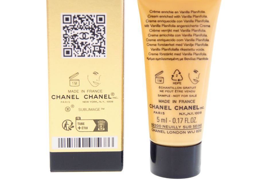 シャネル CHANEL サブリマージュ ラ クレーム SUBLIMAGE LA CREME 巾着ポーチ アイクリーム 2点セットサンプル 5ml  【Used 開封品】 - ブランドジャックリスト