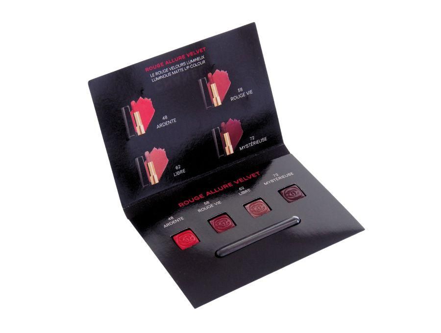 CHANEL ROUGE ALLURE VELVETS ケース付き♡サンプル4点 シャネル ルージュ アリュール ヴェルヴェット 口紅 サンプル