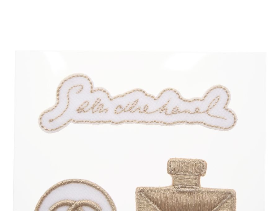 シャネル GABRIELLE CHANEL ノベルティ シール 刺繍ステッカー 