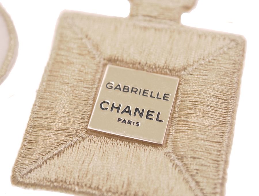 シャネル GABRIELLE CHANEL ノベルティ シール 刺繍ステッカー 