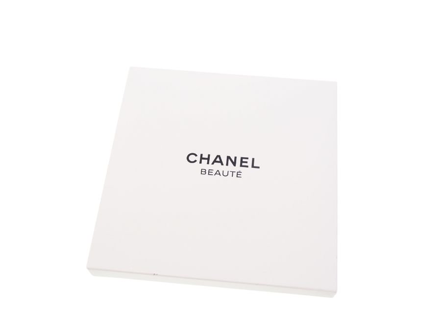 シャネル CHANEL BEAUTE ノベルティ コフレポーチ 2023 ホリデーシーズン限定品 クリスマスコフレ 角形 ネイビー×ゴールドラメ  元箱あり【Used 開封品】 - ブランドジャックリスト