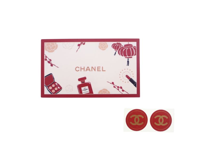 シャネル CHANEL メッセージカード＆シール HAPPY CHINESE NEW YEAR 旧