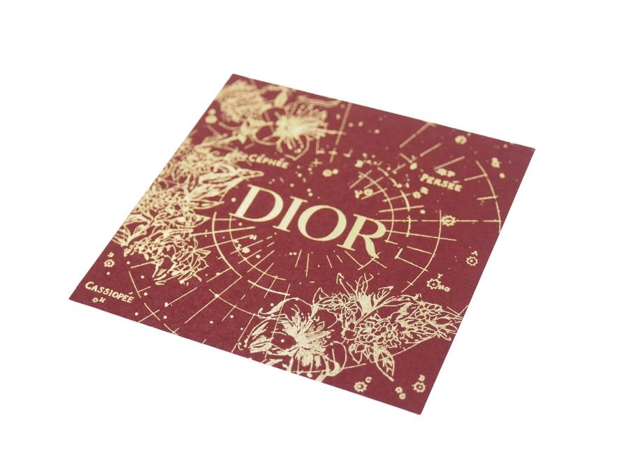 クリスチャンディオール DIOR ムエット メッセージカード 3枚組 香水 ジャドール ミスディオール 2023 ブルーミングニューイヤー  フレグランス【Used 開封品】 - ブランドジャックリスト