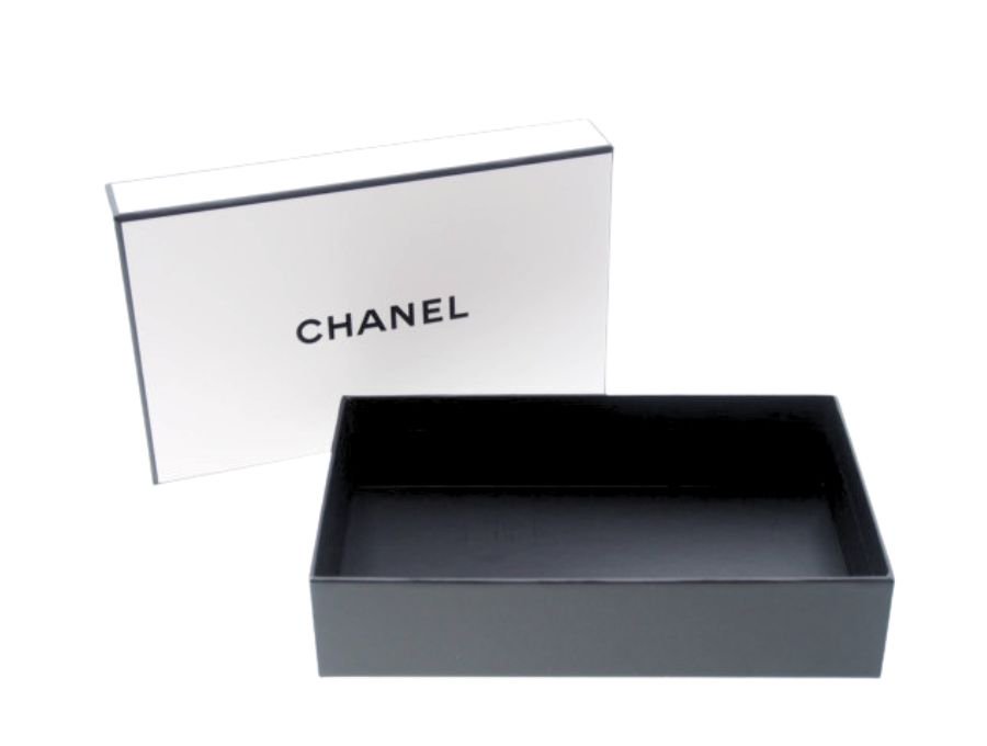 シャネル ギフトボックス 空箱 ラッピング 香水用 ボックス 白×黒 CHANEL【Used 開封品】 - ブランドジャックリスト