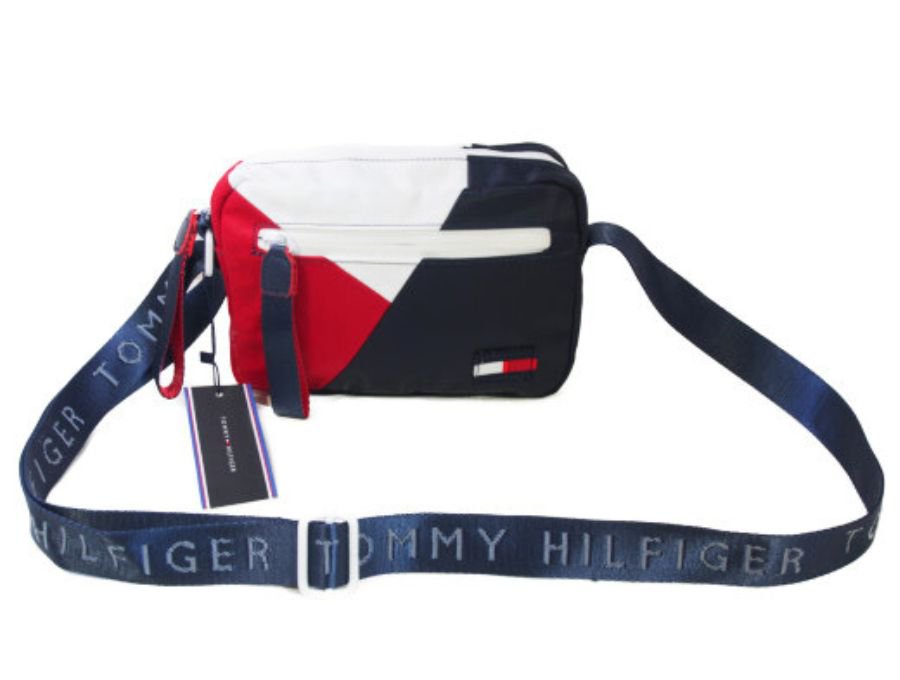 トミーヒルフィガー クロスボディバッグ 斜め掛けショルダー トリコロール TOMMY HILFIGER【Used 開封品】 - ブランドジャックリスト