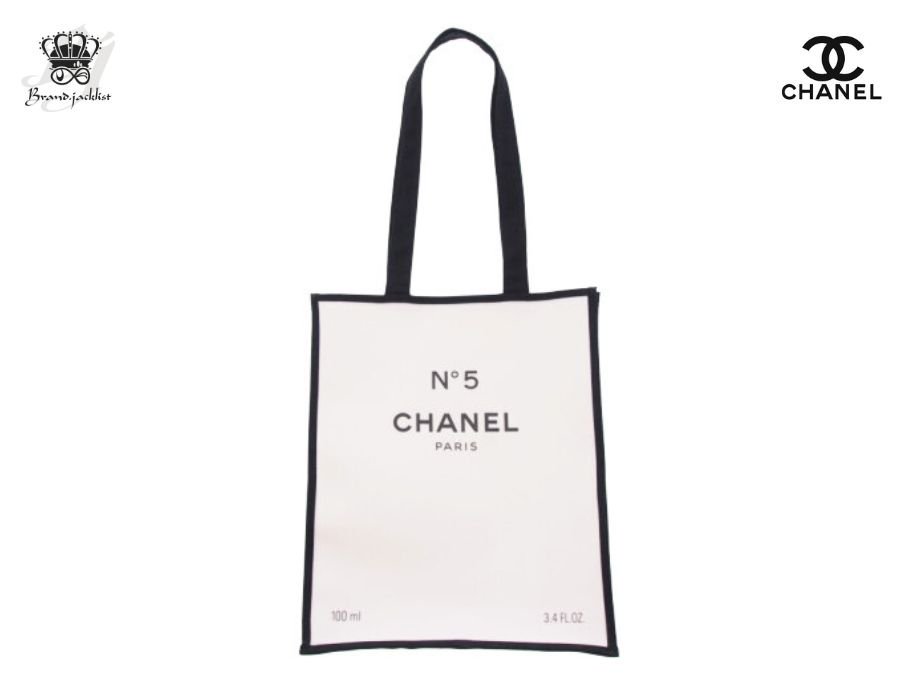 シャネル ノベルティ トートバッグ No.5 香水箱 100周年記念限定 N°5 CHANEL PAåRFUMS【Used 開封品】 -  ブランドジャックリスト