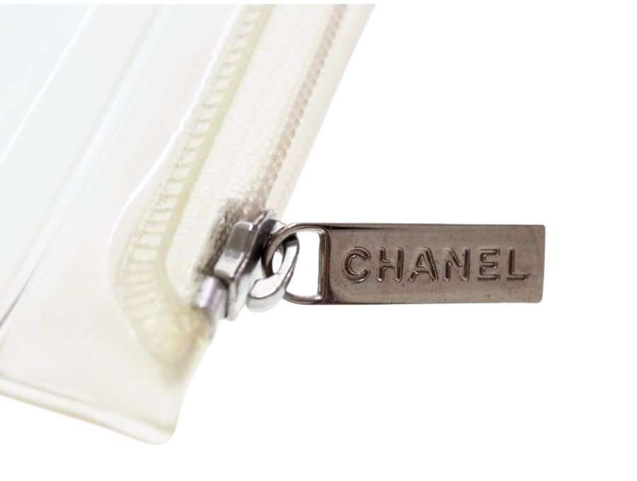 シャネル ノベルティ クリアポーチ プレシジョン コスメ付属品 半透明 CHANEL PRECISION【Used 開封品】 - ブランドジャックリスト