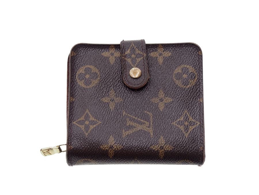 ルイヴィトン 財布 モノグラムコンパクトジップ M61667 二つ折り 小銭入れあり LOUIS VUITTON【Used 通常品】 -  ブランドジャックリスト