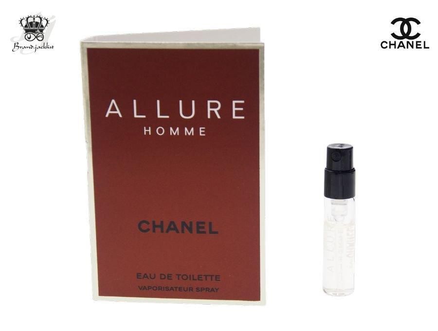 シャネル アリュール オム ALLURE HOMME オードゥ トワレット ヴァポリザター 男性用香水 サンプル 1.5ml CHANEL【Used  開封品】 - ブランドジャックリスト