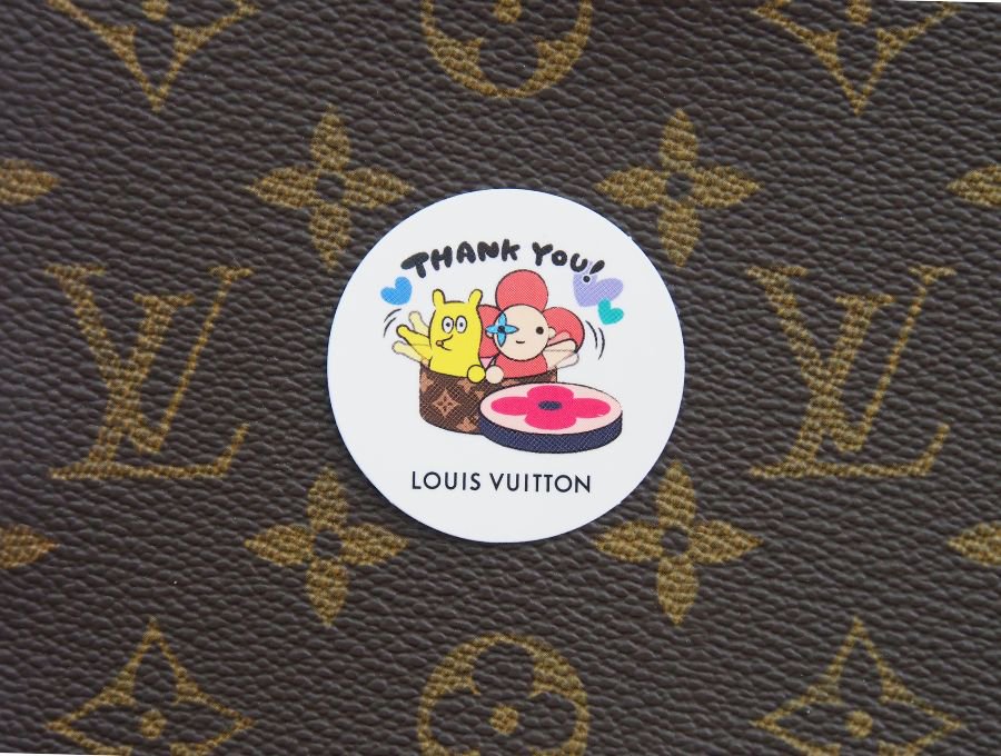 ルイヴィトン ノベルティ シール ステッカー Thank you！ヴィヴィエンヌちゃん リスのチロル LOUIS VUITTON【Used 開封品】  - ブランドジャックリスト