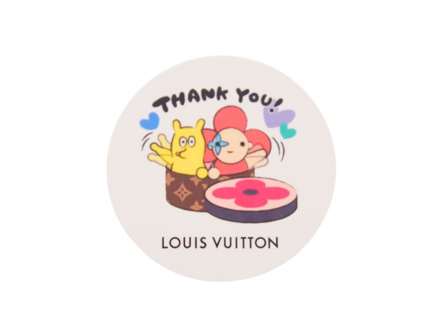 ルイヴィトン ノベルティ シール ステッカー Thank you！ヴィヴィエンヌちゃん リスのチロル LOUIS VUITTON【Used 開封品】  - ブランドジャックリスト