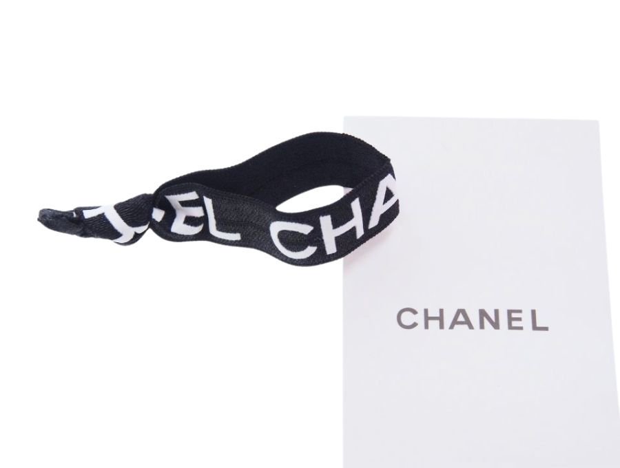 シャネル ノベルティ ヘアゴム アクセサリー ロゴ入りゴムバンド リストバンド CHANEL【New 新品】 - ブランドジャックリスト