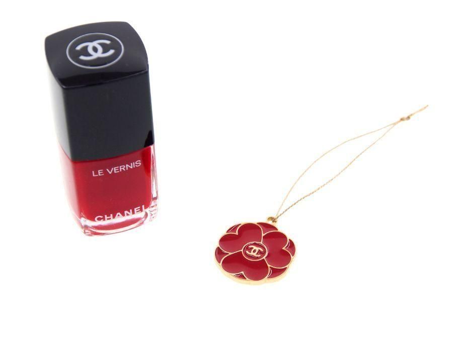CHANEL バレンタイン カメリアチャーム　リボン 2点×10セット CHANEL バレンタイン カメリアチャーム リボン 2点×10セット