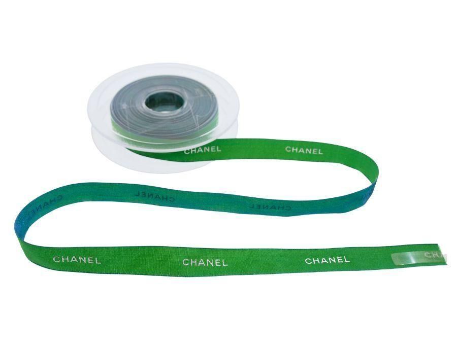 シャネル リボン グリーン 2017 ホリデーシーズン限定 ラッピング 1m シャネル リボン グリーン 2017 ホリデーシーズン限定 ラッピング 1m