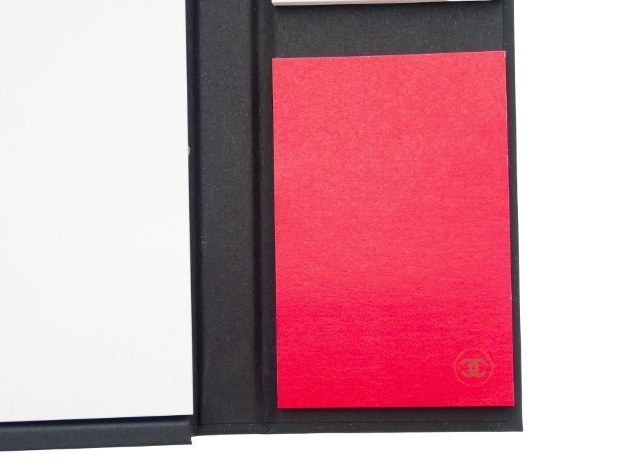 シャネル ノベルティ LA COLLECTION メモ帳 付箋 えんぴつ