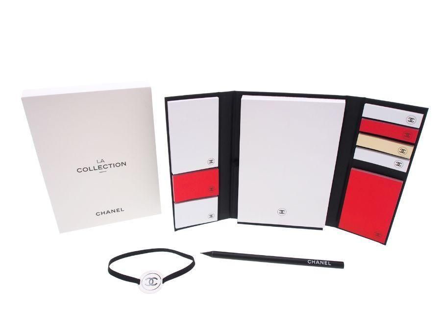 CHANEL LA COLLECTION メモ帳セット11箱 シャネル ノベルティ LA COLLECTION メモ帳 付箋 えんぴつ