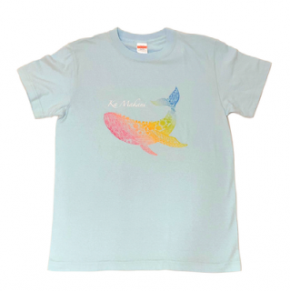 KaMakani　Tシャツ（ブルー）XL〜S(４サイズ)の商品画像