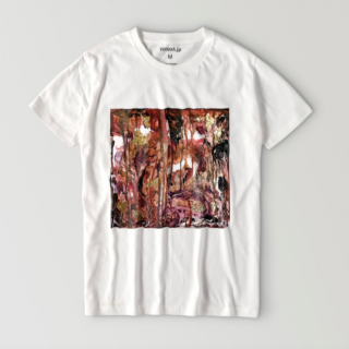 YONOA【メンズ/レディース】レギュラーフィットTシャツ「VirtualEyes」」(白)の商品画像