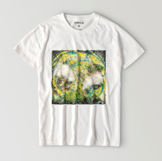 YONOA【メンズ/レディース】レギュラーフィットTシャツ「覚醒」(白)の商品画像