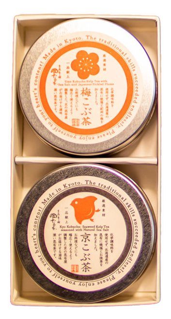 京の昆布茶と梅昆布茶