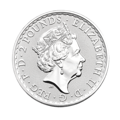 2021年 イギリス ブリタニア銀貨 1オンス （カプセルケース付 