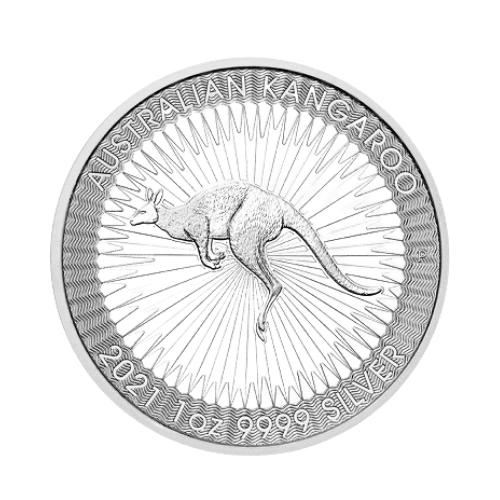 2021オーストラリア カンガルー銀貨 1オンス クリアケース付 新品未使用