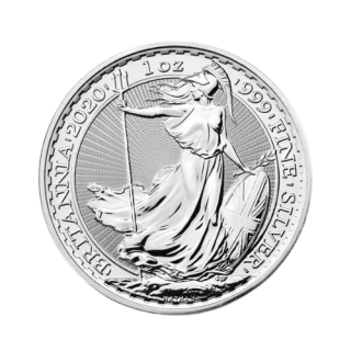 【新品】2020年 イギリス ブリタニア銀貨 1オンス （カプセルケース付 ）