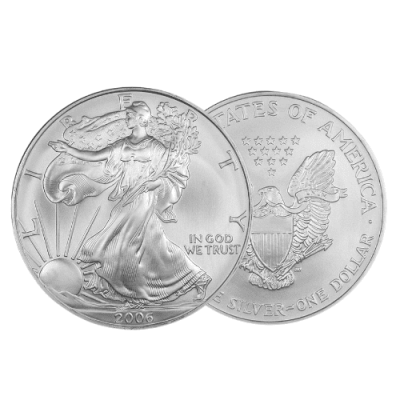 イーグル銀貨2006 1オンス｜銀貨・記念シルバーコインの専門店、安心価格の恵比寿コイン